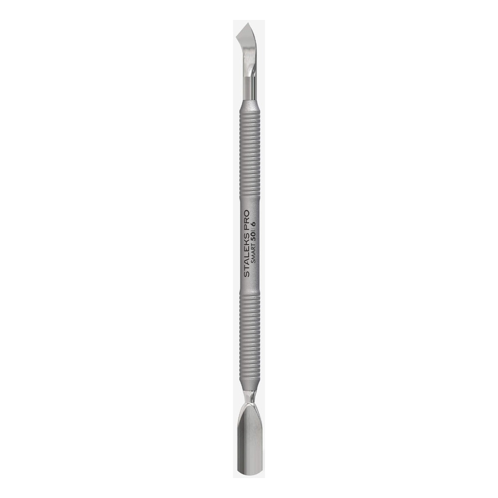 Staleks Pro Smart 50 Type 6 Manicure Pusher Rounded Narrow Pusher And Bent Blade 135mm
