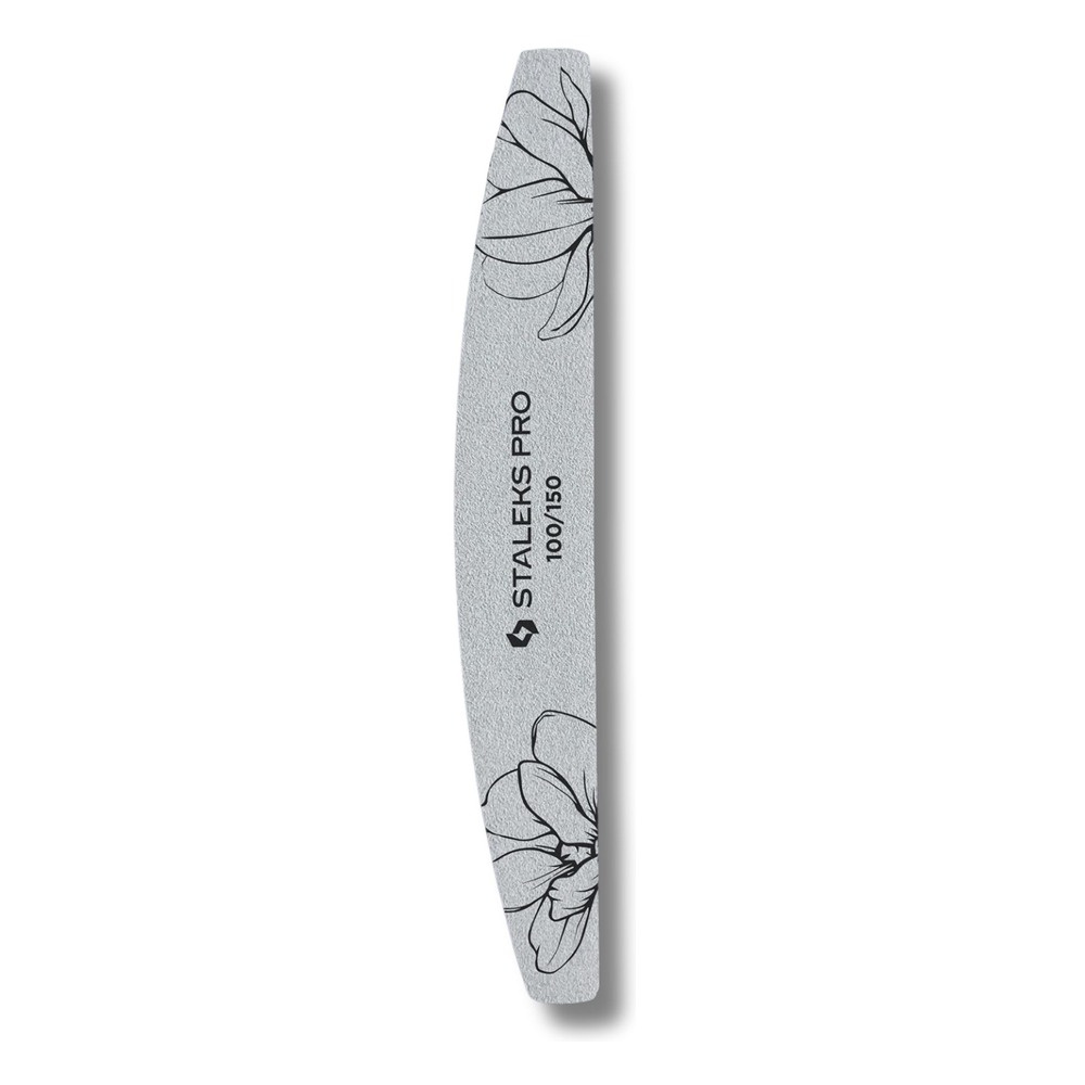 Staleks Expert Pro NFE-40 Crescent Mineral Nail File 0 100/150 Grit 25pcs