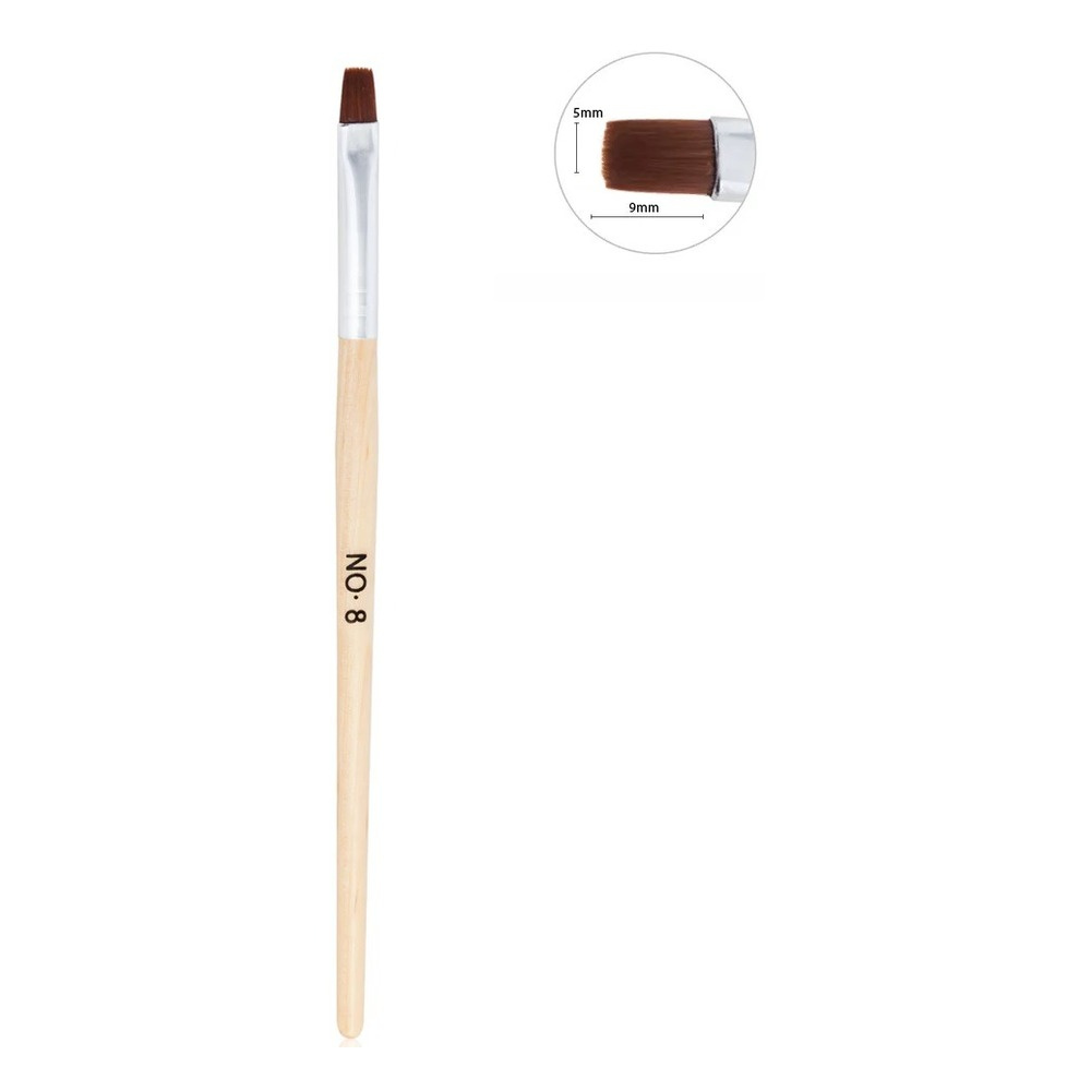 NeoNail Wooden Gel Brush No. 8 1 Piece