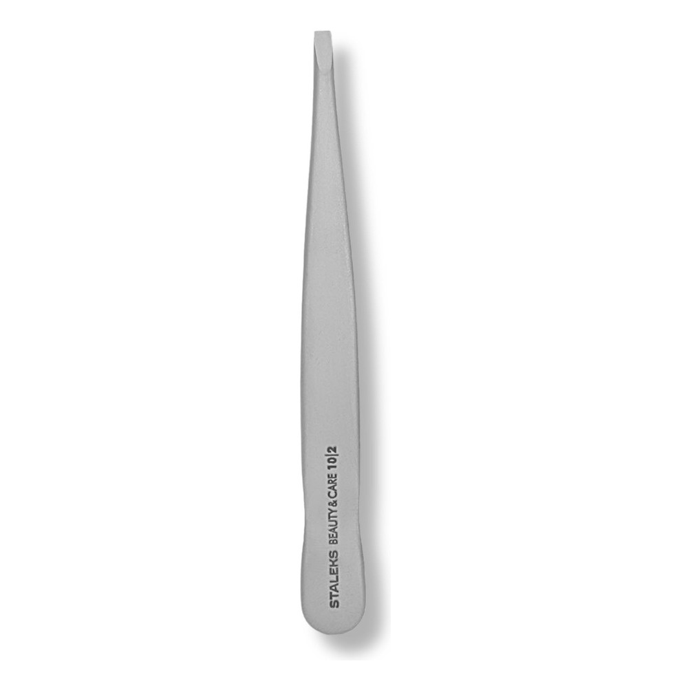 Staleks Beauty & Care 10 Type 2 Eyebrow Tweezers Narrow Straight Edges