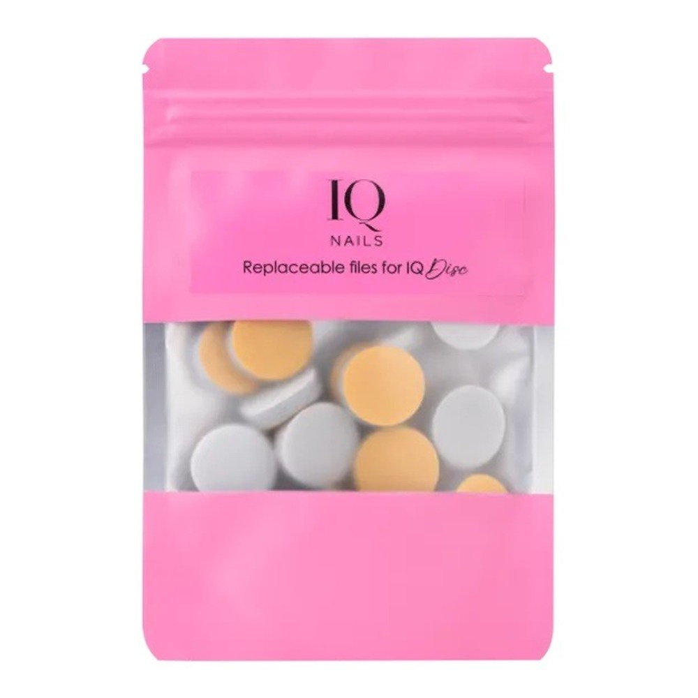 IQ Nails 20mm Sponge Pads for Nail Polishing 25 pcs