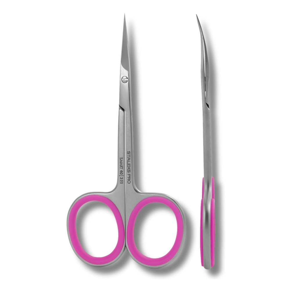 Staleks Smart 40 Type 3 Cuticle Scissors Classic Curvature For Manicure 1pc