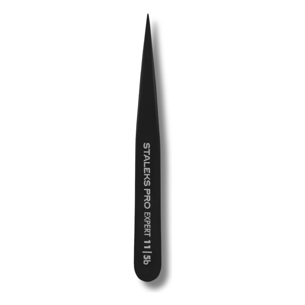 Staleks Expert 11 Type 5b Eyebrow Tweezers Point Tip 1pc