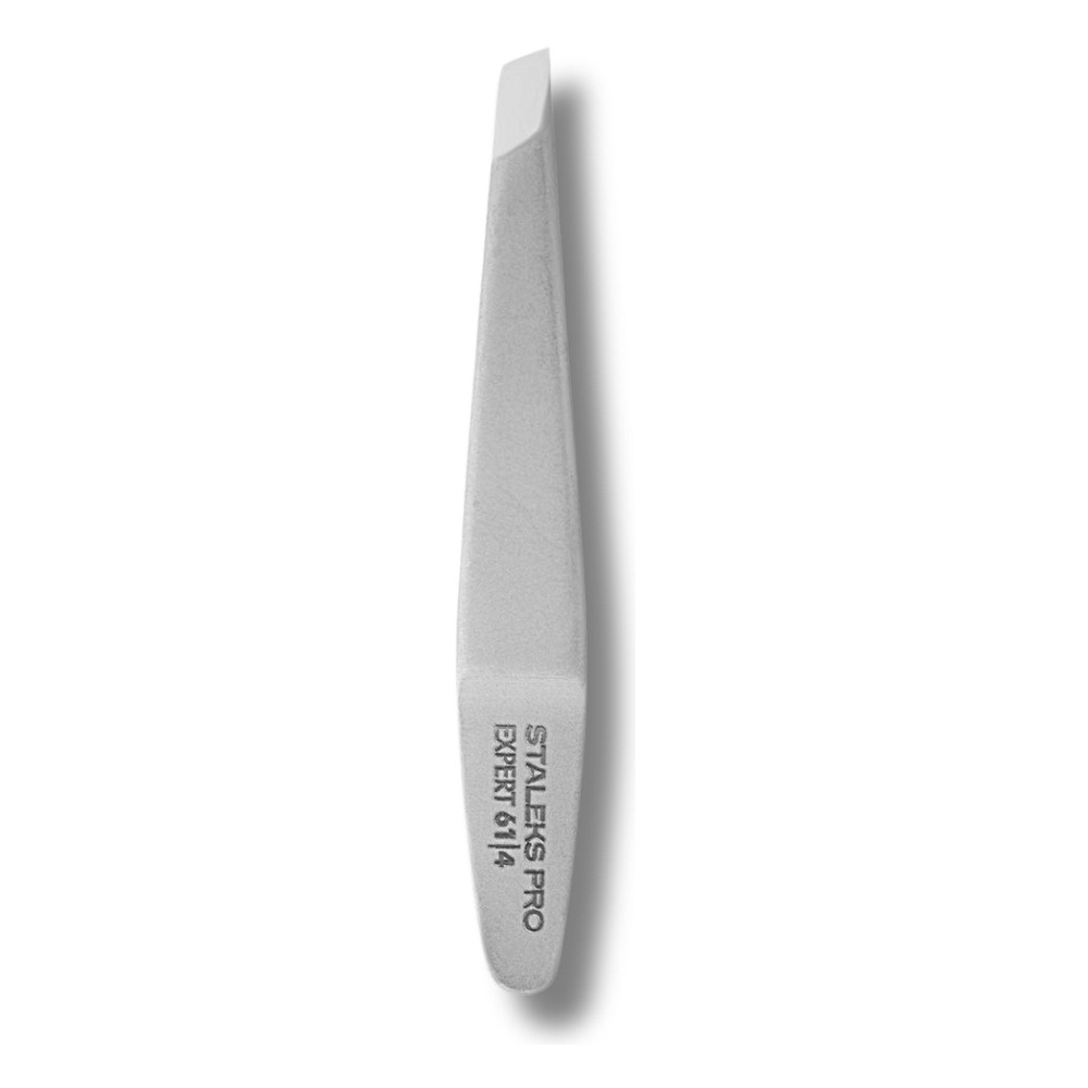 Staleks Pro Expert 61 Type 4 Eyebrow Tweezers Narrow Bevelled 1pc