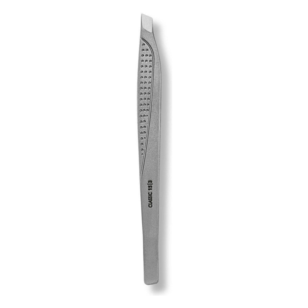 Staleks Classic 15 Type 3 Eyebrow Tweezers Wide Beveled Stainless Steel