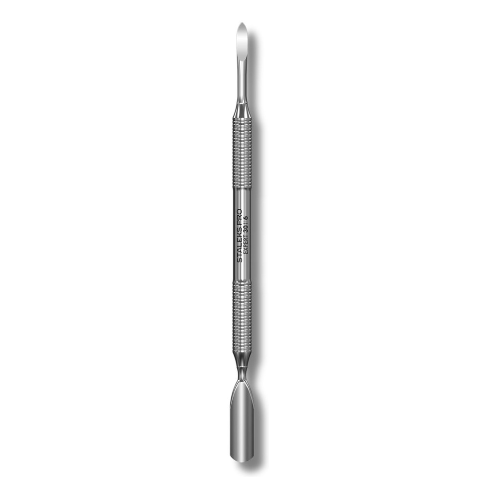 Staleks Pro Expert 30 Type 6 Manicure Pusher Double-Ended Cuticle Pusher And Nail Cleaner 156mm