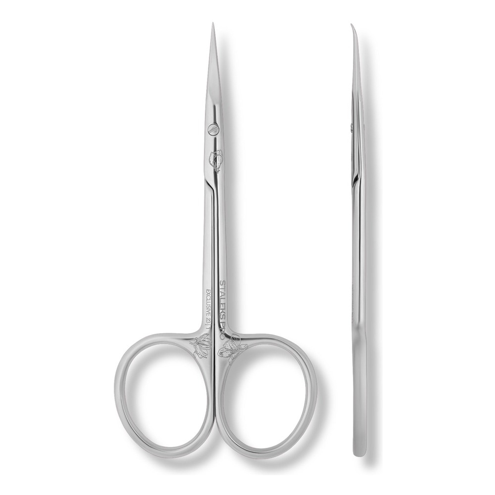 Staleks Pro Exclusive 23 Type 1 Magnolia Cuticle Scissors With Hook SX-23/1m