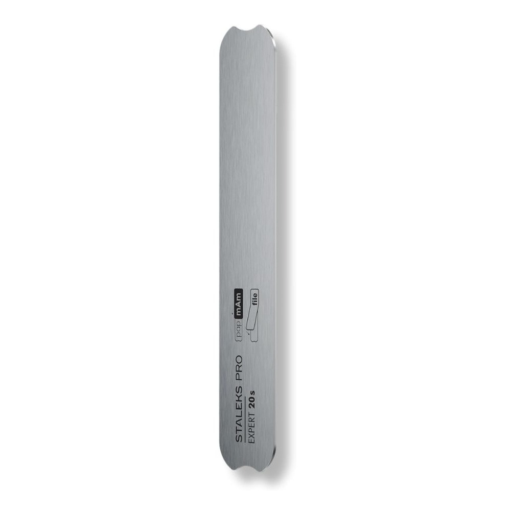 Staleks Pro Expert 20 Metal Nail File Base Straight Short Shape MBE-20s 130mm