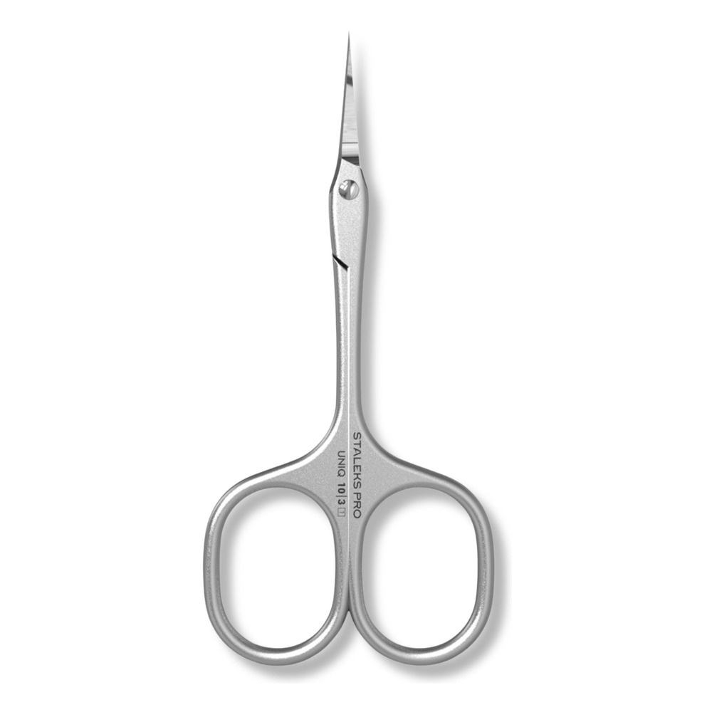Staleks Pro Uniq 10 Type 3 Ballerina Professional Cuticle Scissors Expert Series For Manicure SQ-10/3