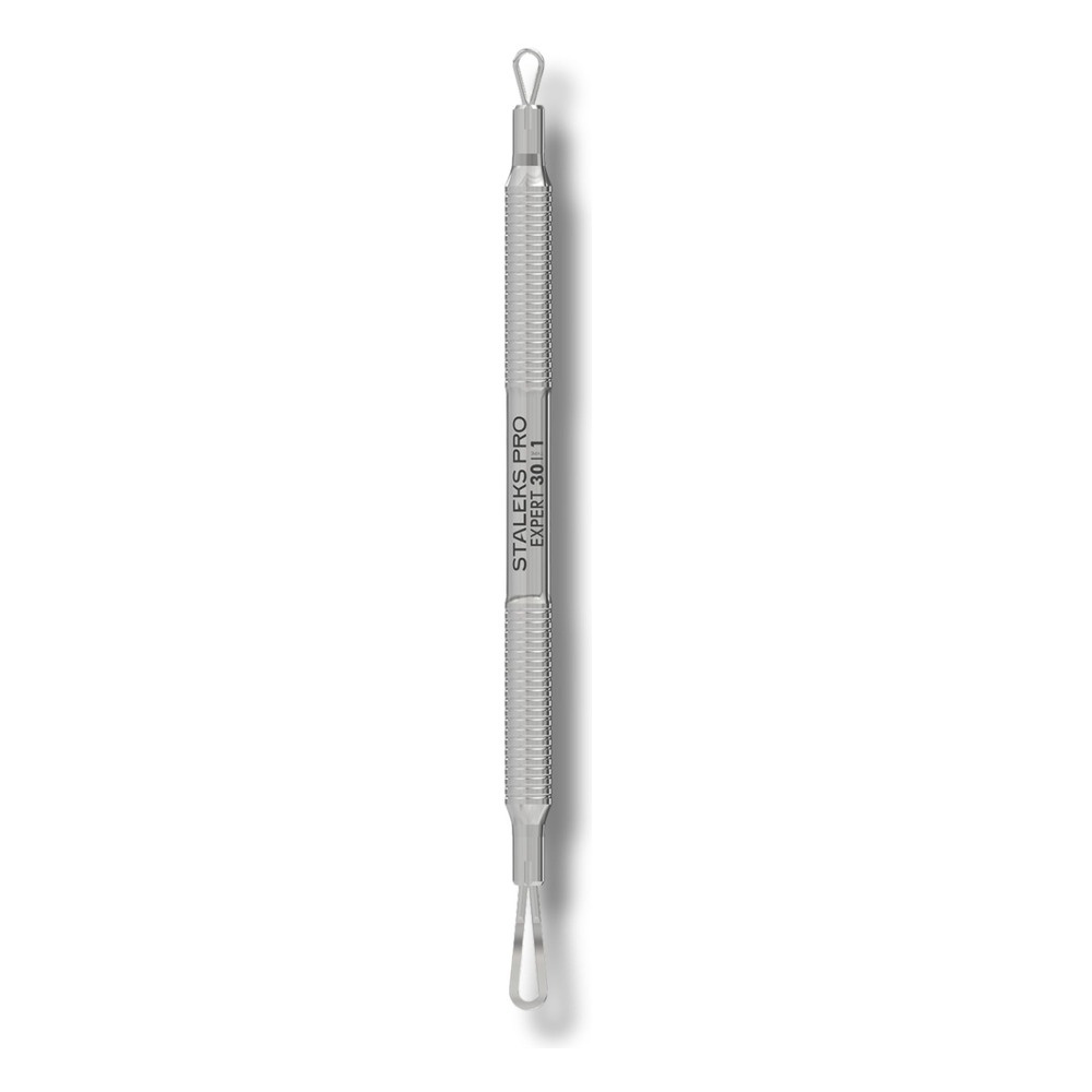 Staleks Pro Expert 30 Type 1 Double-Ended Acne Loop Extractor Stainless Steel 118 mm