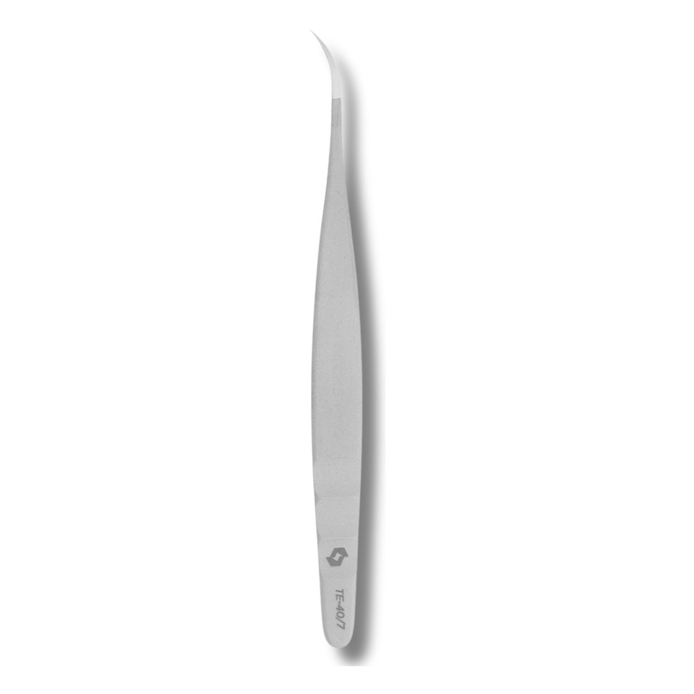 Staleks Pro Expert 40 Type 7 Curved Eyelash Extension Tweezers 116mm
