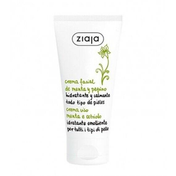 Ziaja Cucumber - Mint Moisturizing Cream SPF6 for All Skin Types 50ml