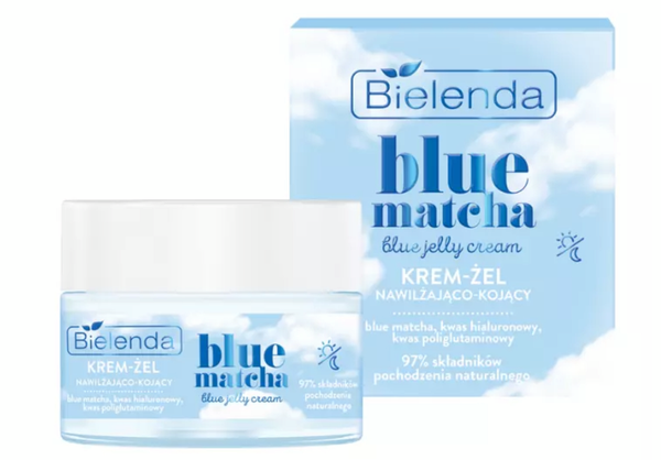 Bielenda Blue Matcha Jelly Cream Moisturizing and Soothing All Skin Types 50ml