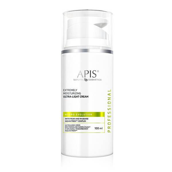 Apis Professional Hydro Evolution Ultra-light Extremely Moisturizing Cream with Pear and Rhubarb AQUAXTREM™ for Dehydrated Skin 100ml