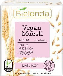 Bielenda Vegan MuesIi Matting Cream Wheat Oats Rice Milk 50ml