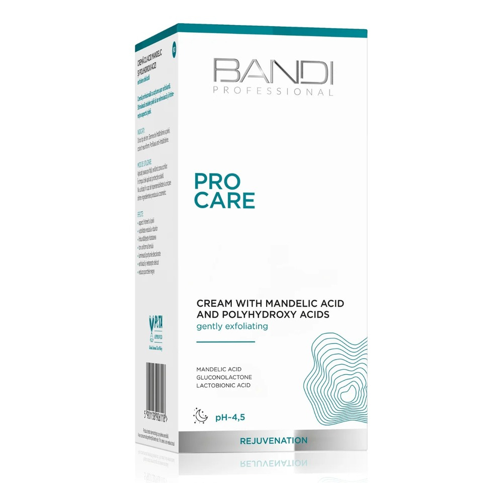 Bandi Professional Pro Care Cream with Mandelic Acid and Polyhydroxyacids Gently Exfoliating 50ml