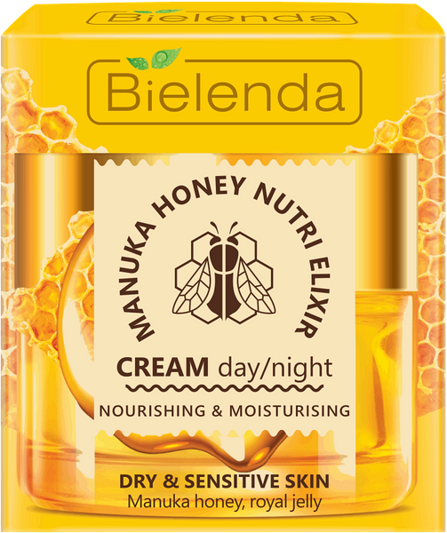 Bielenda Manuka Honey Nutri Elixir Nourishing Moisturizing Cream Day and Nght 50ml