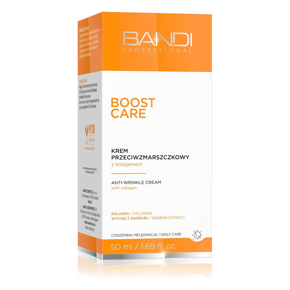Bandi Boost Care Anti-wrinkle Cream with Collagen and Elastin 50ml