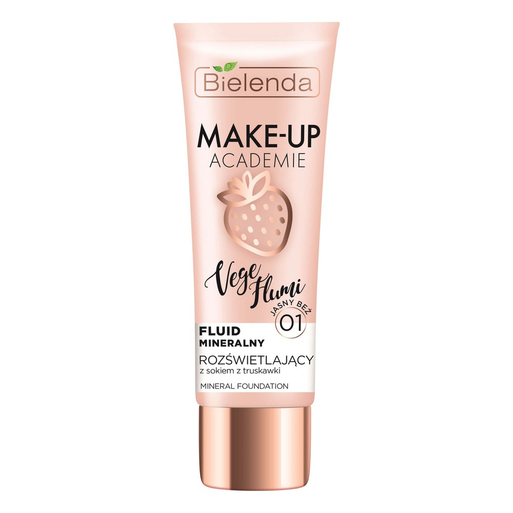 Bielenda Make-Up Academie Vege Flumi Illuminating Mineral Fluid No. 01 Light Beige 30g