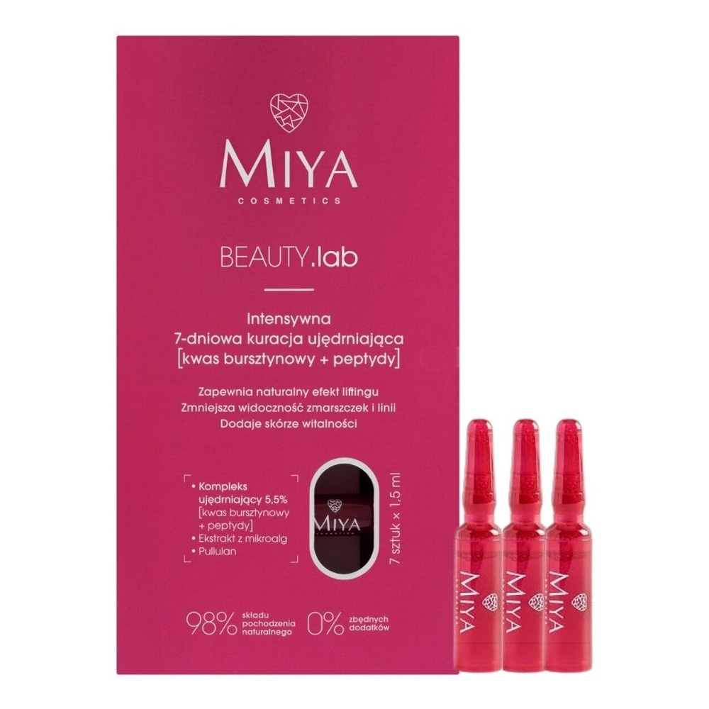 Miya Beauty.lab Intensive 7-day Firming Treatment Succinic Acid and Peptides 7 x 1,5ml