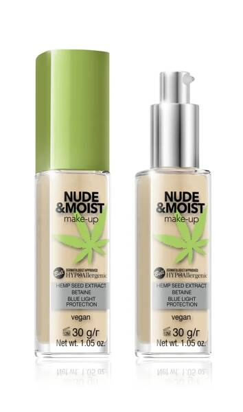 Bell HypoAllergenic Nude&Moist Make-Up Hypoallergenic Moisturizing and Nourishing Fluid 01 Light Beige 30g 