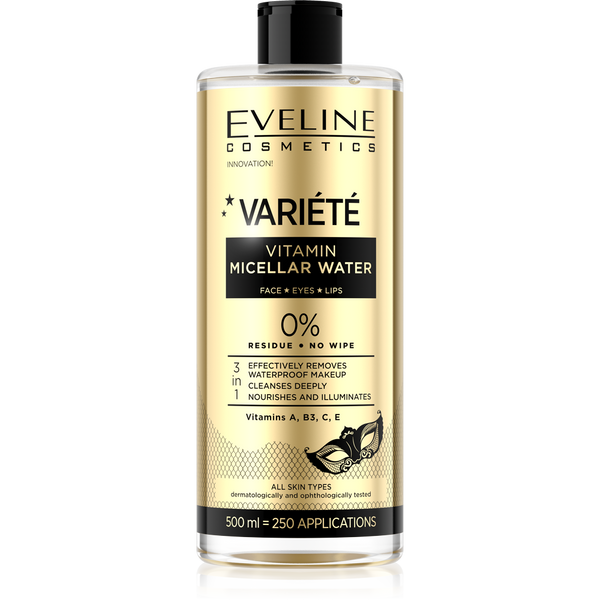 Eveline Variete Vitamin Micellar Fluid for All Skin Types 500ml