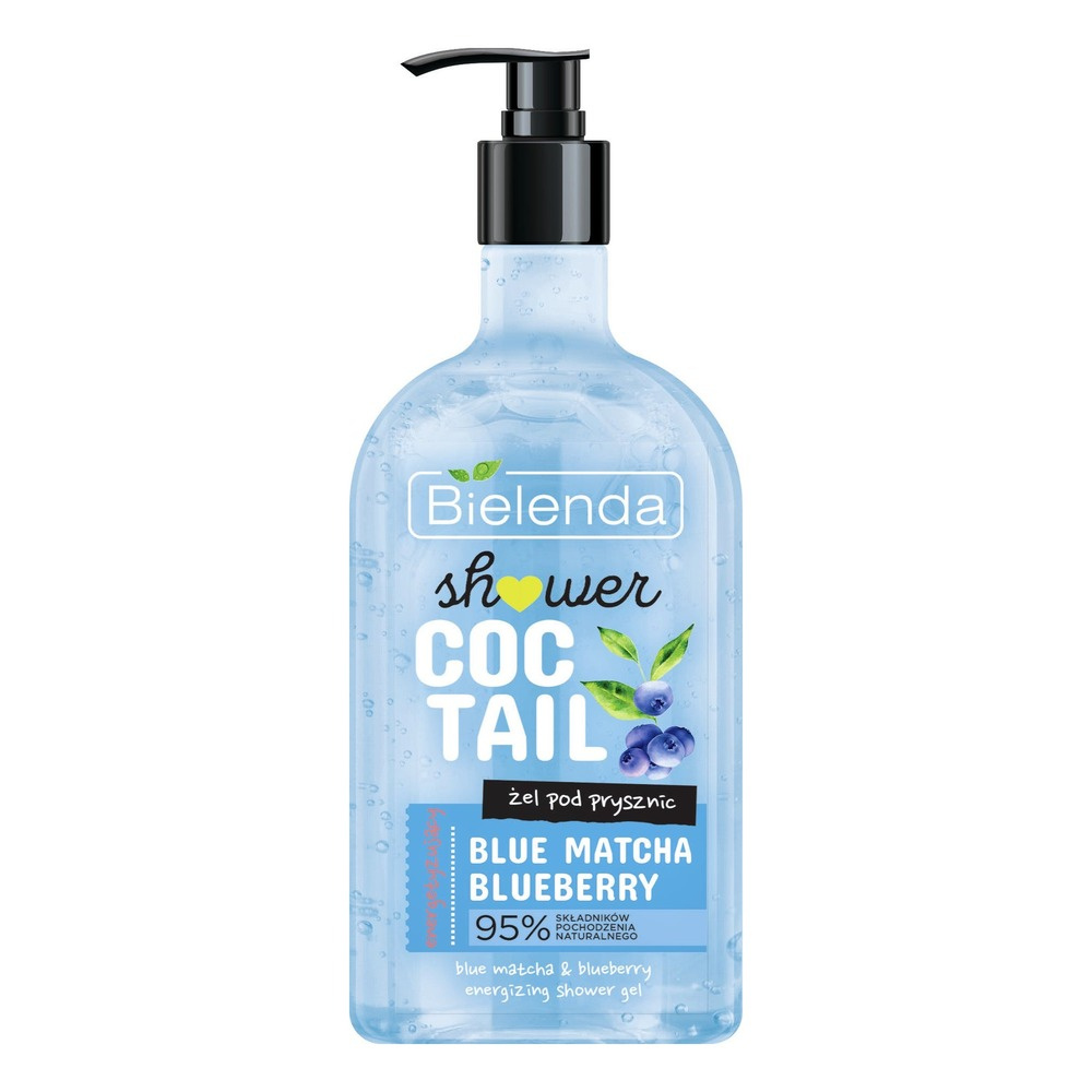 Bielenda Shower Coctail Energizing Shower Gel Blue Matcha & Blueberry 400ml