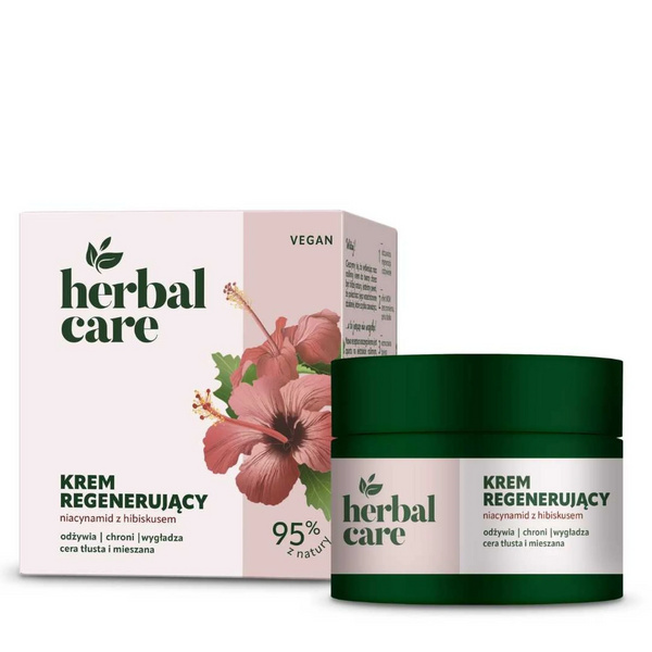 Farmona Herbal Care Regenerating Cream Niacinamide with Hibiscus for Oily and Combination Skin Day and Night 50ml