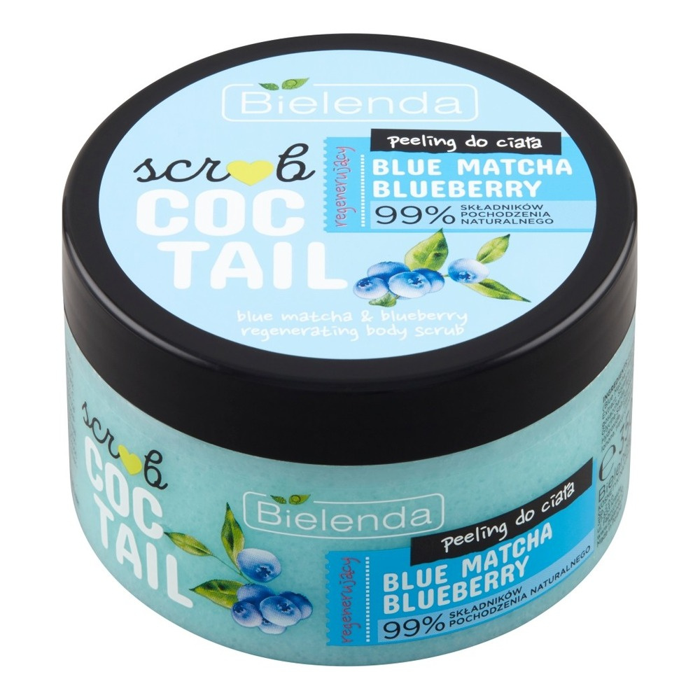 Bielenda Scrub Coctail Regenerating Body Scrub Blue Matcha & Blueberry 350g