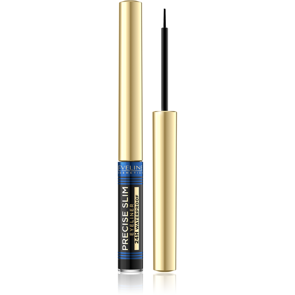 Eveline Precise Slim Ultra-Precise Eye Liner Black 24H Waterproof 2ml