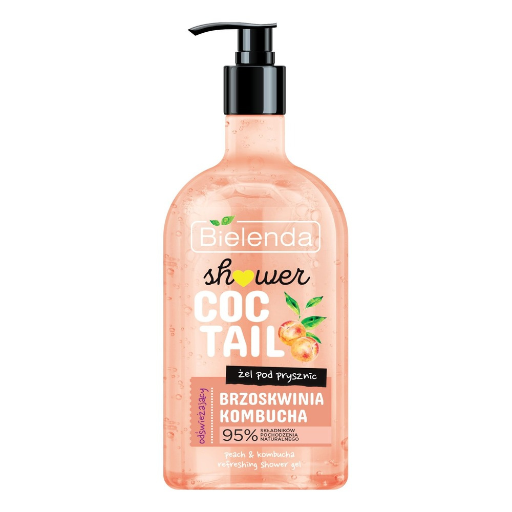 Bielenda Shower Coctail Smoothing Shower Gel Peach & Kombucha 400ml