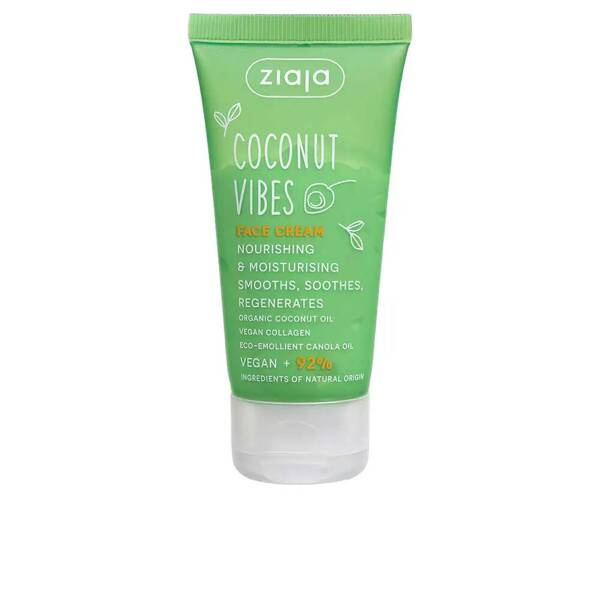 Ziaja Coconut Vibes Nourishing and Moisturizing Face Cream for Dry Skin 50ml