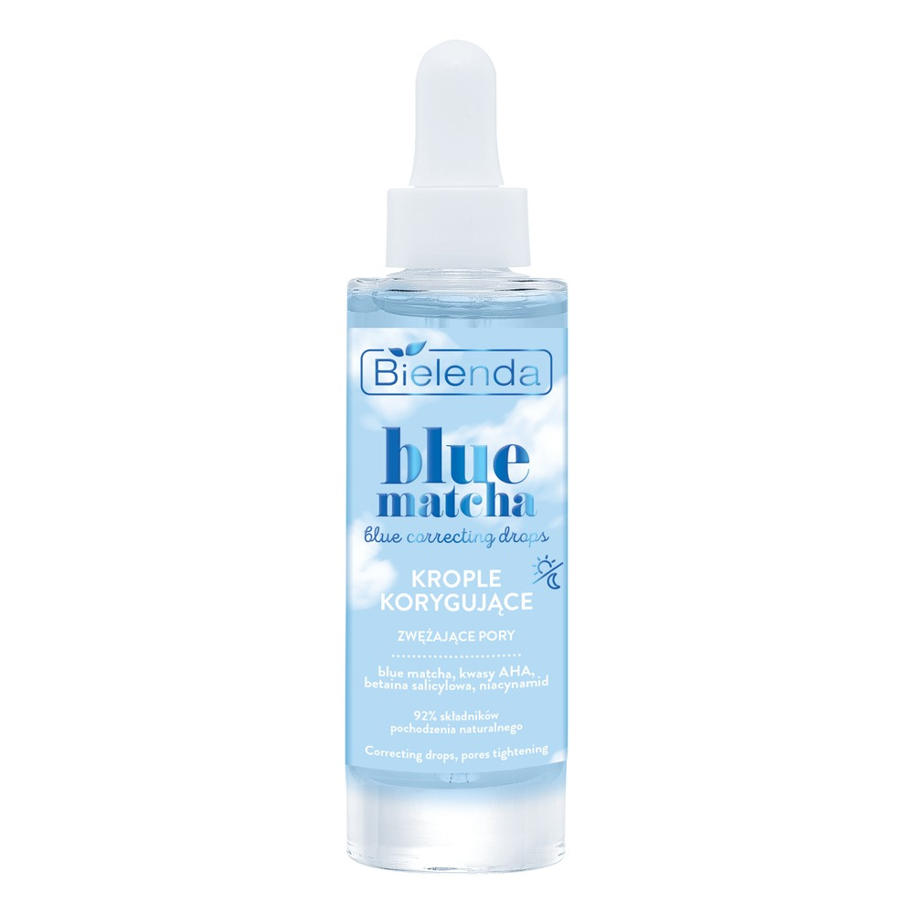 Bielenda Blue Matcha Correcting Drops Narrowing Pores for All Skin Types 30ml