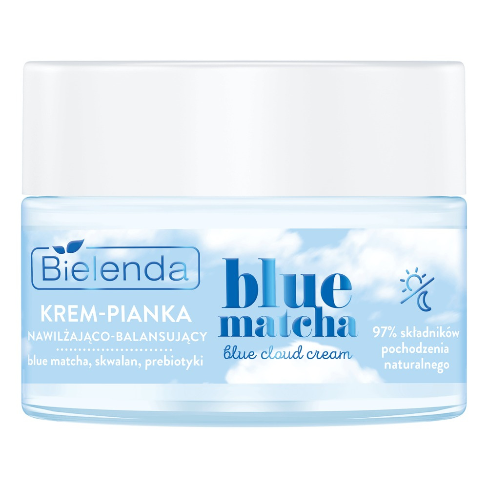 Bielenda Blue Matcha Cloud Cream Moisturizing and Balancing All Skin Types 50ml