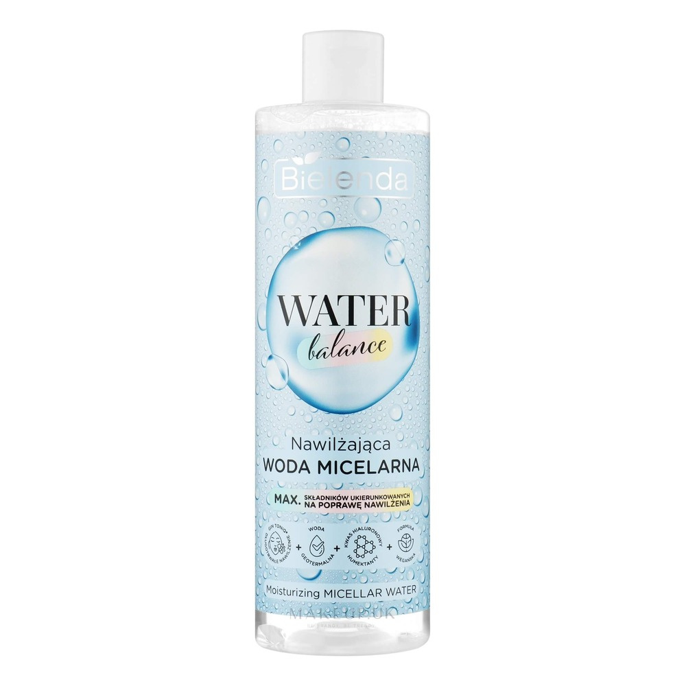 Bielenda Water Balance Moisturizing Micellar Water for Dry Skin Vegan 400ml