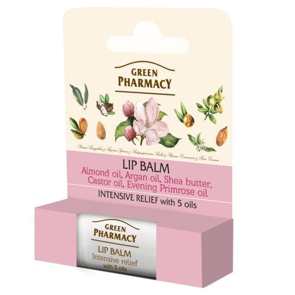 Green Pharmacy Lip Balm SPF10 Based On 5 Essential Oil 4.8g