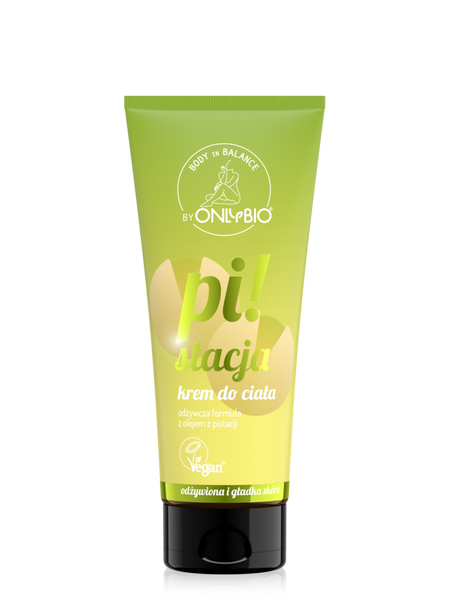 OnlyBio Body in Balance Moisturizing Body Cream for Dry Skin Pistachio 200ml