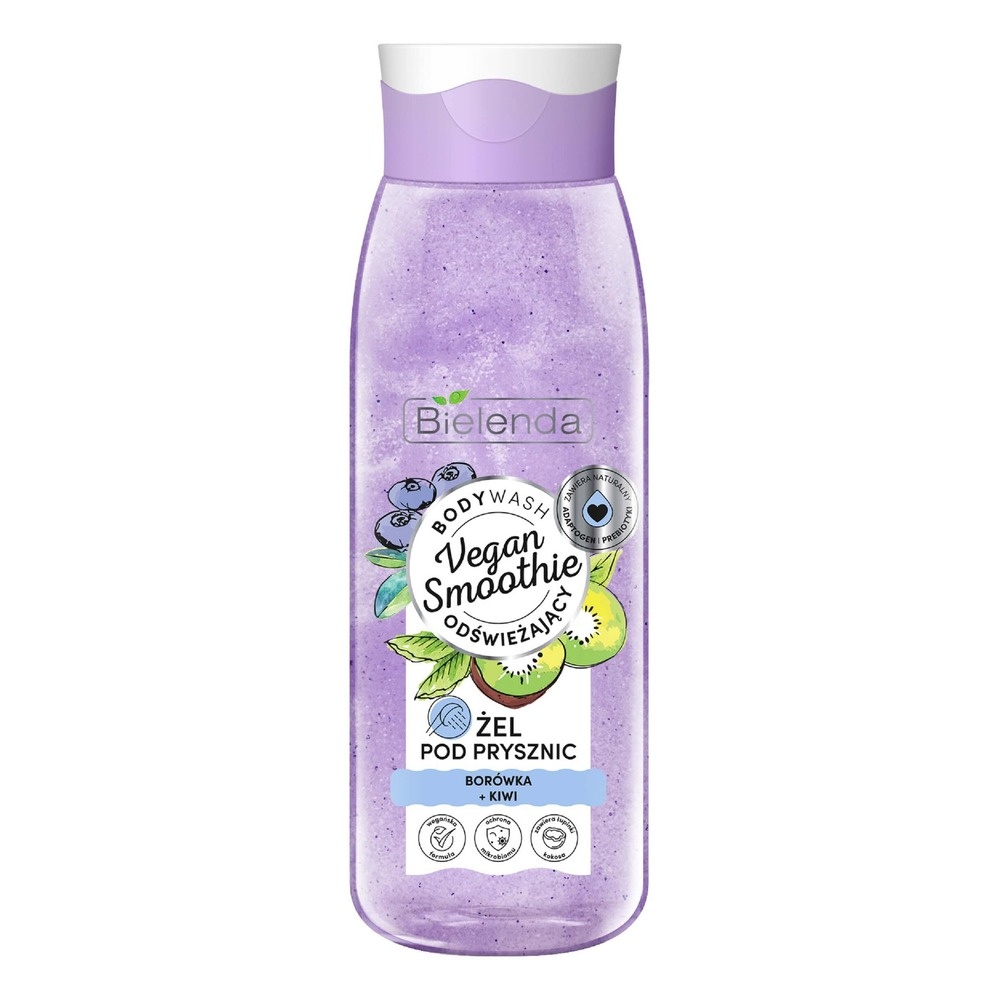 BIELENDA VEGAN Smoothie Shower Gel Blueberry + Kiwi 400 Ml