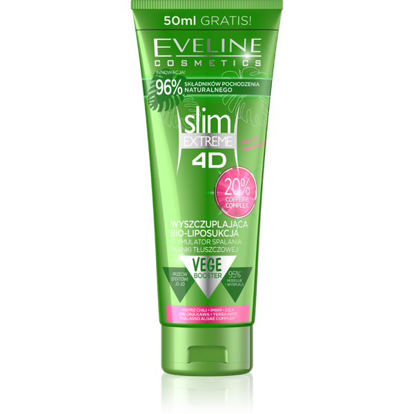 Eveline Slim Extreme 4d Slimming Bio Liposuction 250ml Body Care Firming Slimming