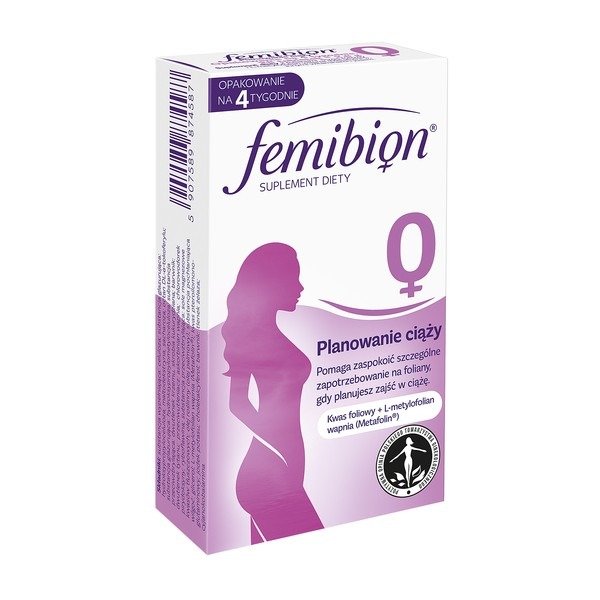 Femibion 1 28 tablets-vitamins for planning and pregnancy principle