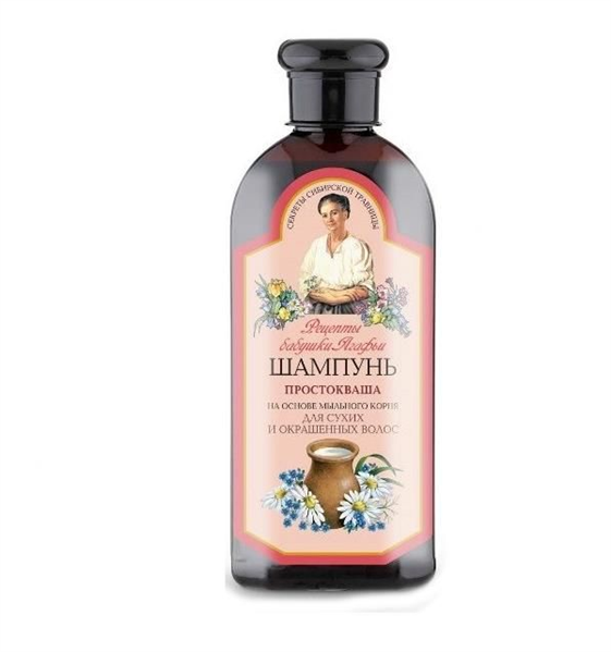 GRANDMA AGAFIA Shampoo for dry and dyed hair Sour milk, 350ml 4022 | Hair  Cosmetics \ Shampoos Natural Cosmetics | Online Shop 