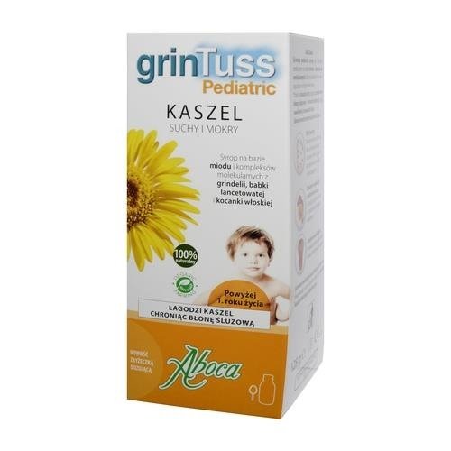 GrinTuss Pediatric Syrup for Children from 1 year Old Natural 128g, Health  \ Dietary supplements \ For children