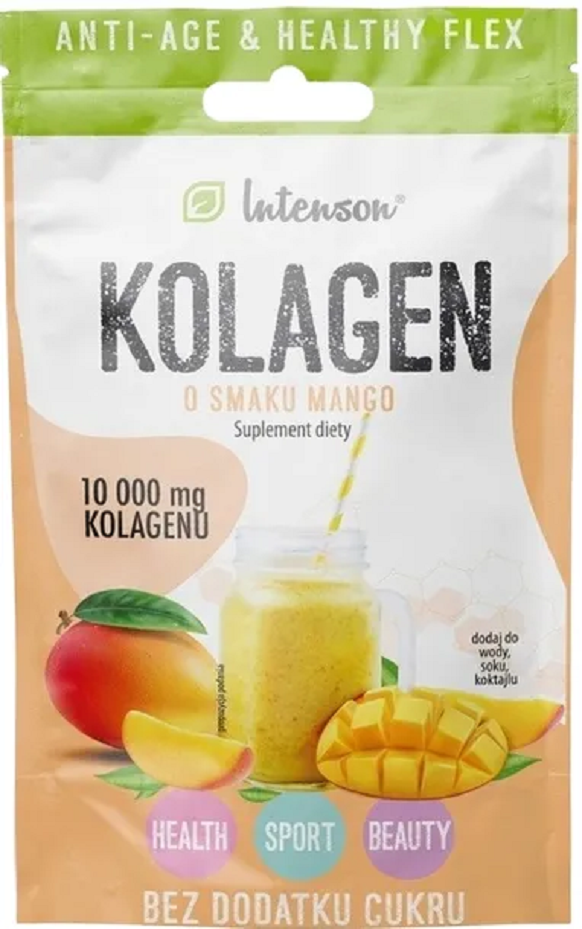 Intenson Collagen Mango Flavor with Hyaluronic Acid and Vitamin C 60g