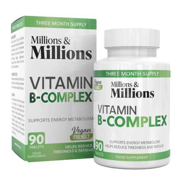 Millions & Millions Vitamin Energy Metabolism Support 90 Tablets Health \ Dietary