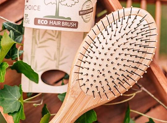 Top Choice Hairbrush Bamboo - Eco | Hair Cosmetics \ Akcesoria do włosów  Natural Cosmetics \ Włosy | Online Shop 