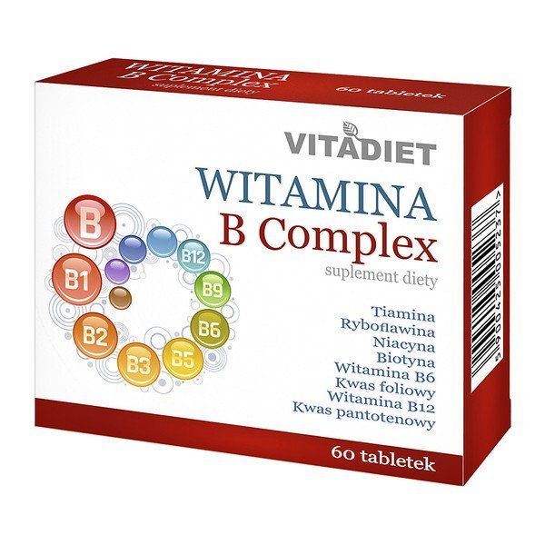 Vitadiet Vitamin B Complex, Tablets, 60 Pcs. | Polish Health ...