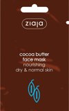 ZIAJA Cocoa butter nourishing mask sachet 7ml