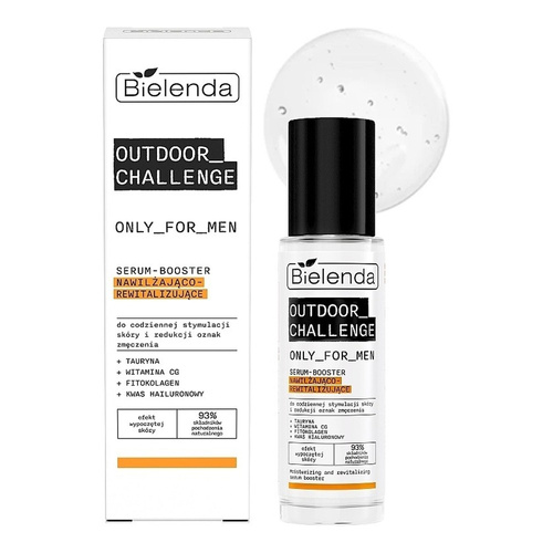 Bielenda Only for Men Outdoor Challenge Moisturizing Revitalizing Serum - Booster for Day and Night 30ml