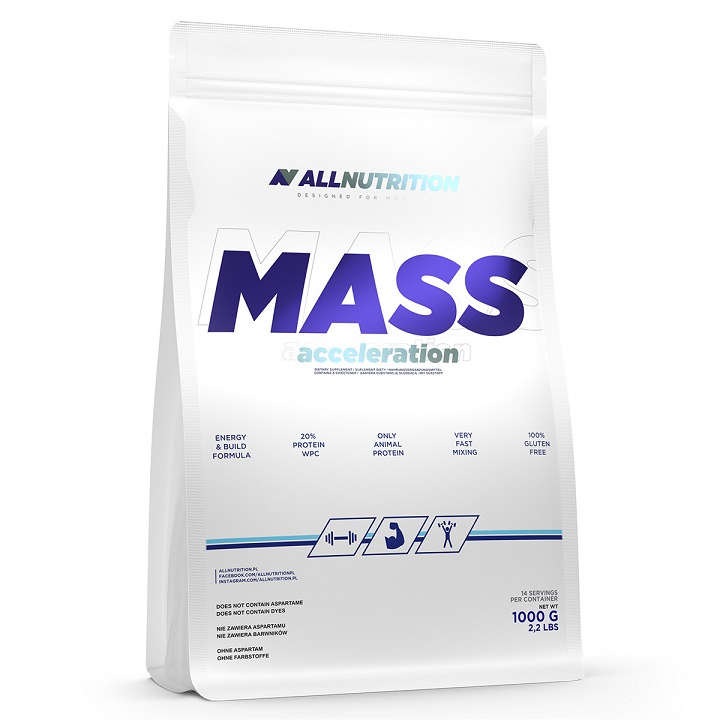 Allnutrition Mass Acceleration Chocolate Cookies Carbohydrate-Protein Complex 1000g