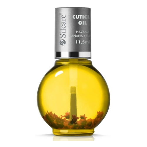Silcare Garden of Colour Banana Yellow olejek do paznokci i skórek z kwiatami 11.5ml